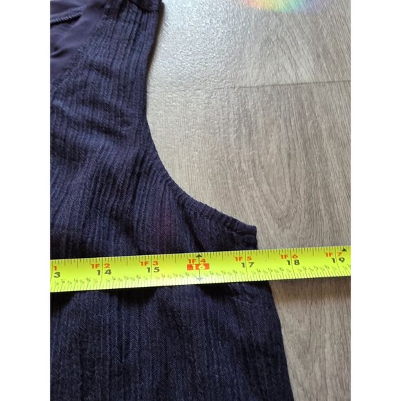 Soft Surroundings Womens Sleeveless Top Navy Size XS - Picture 8 of 8